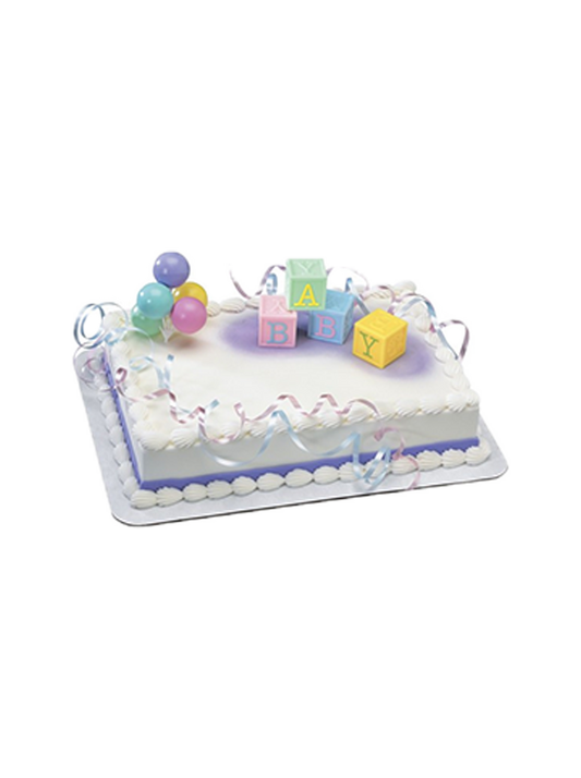 Ryan Baby Block Baby Shower Cake