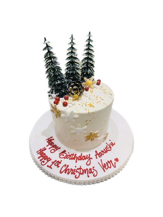 Winter Wonderland Birthday Cake