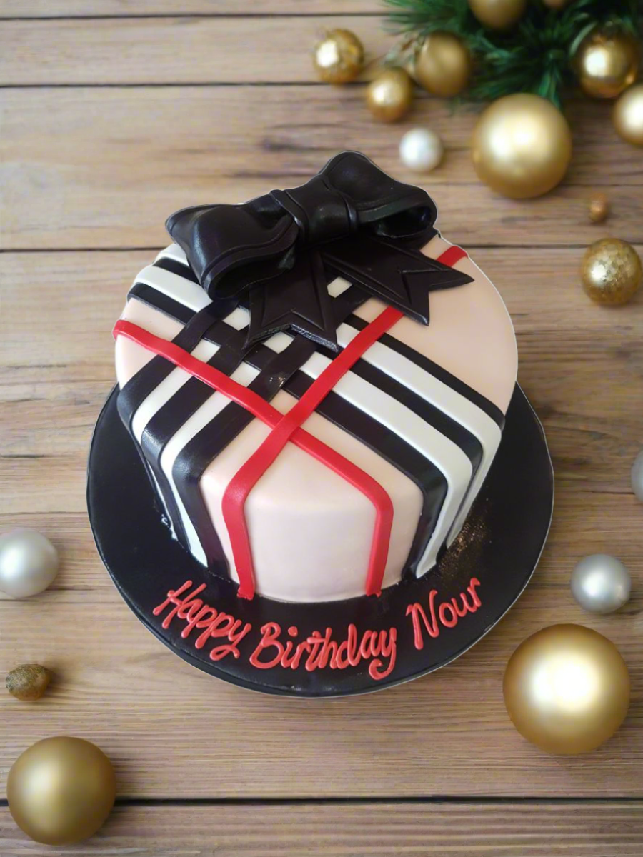 Burberry Fondant Cake