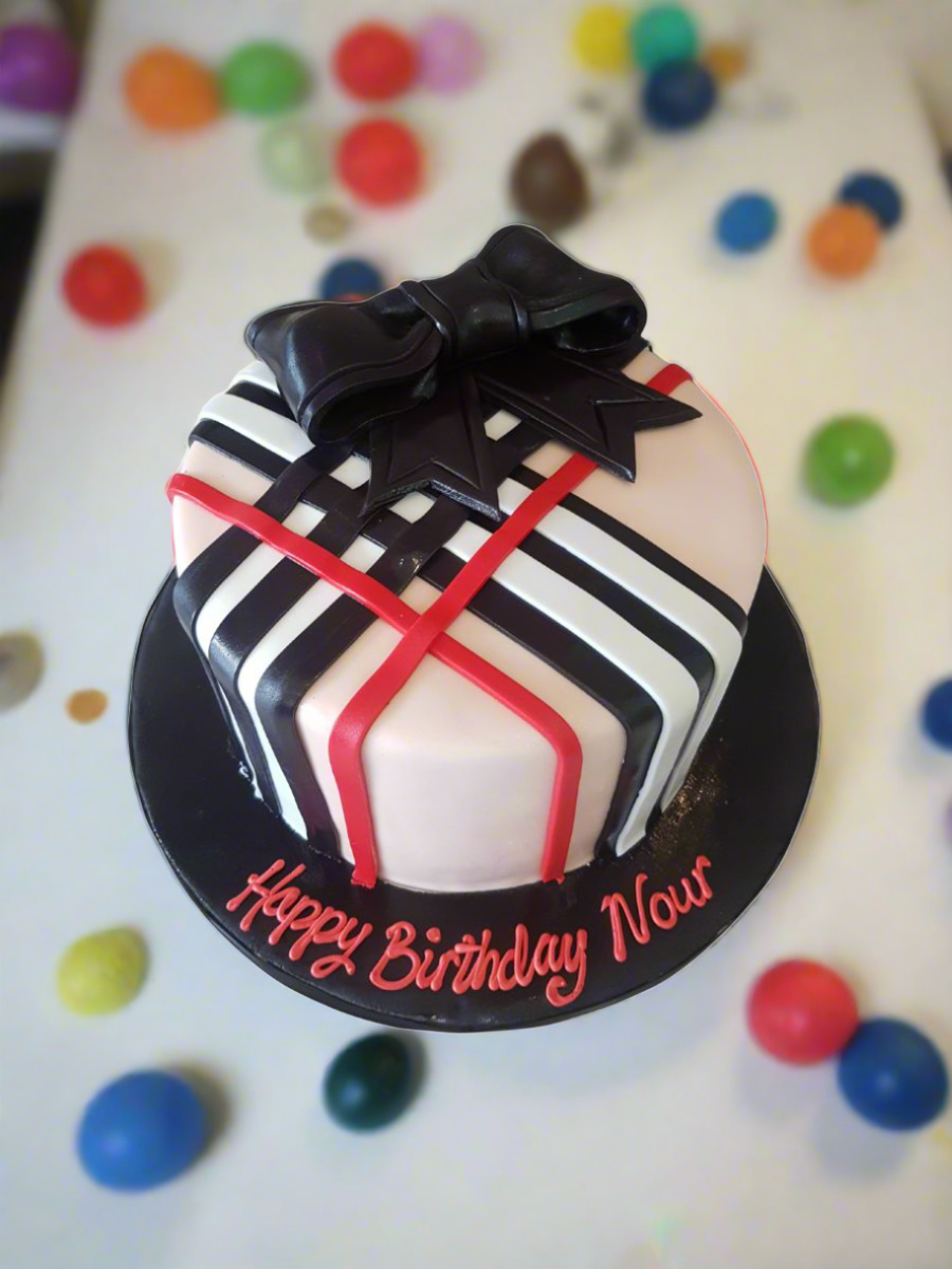 Burberry Fondant Cake