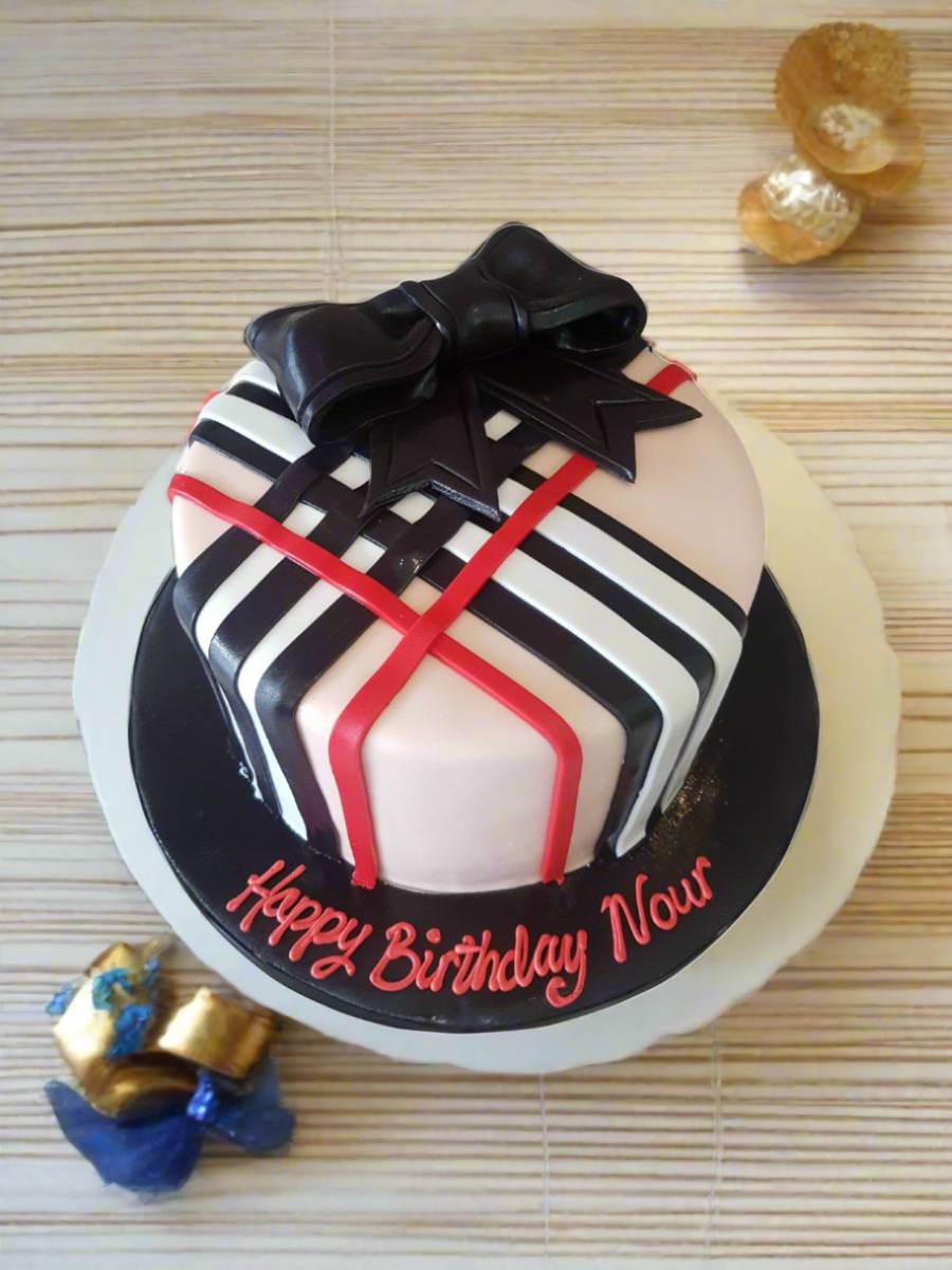 Burberry Fondant Cake