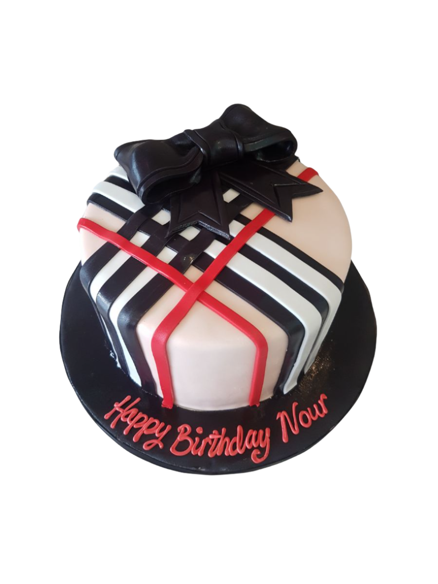 Burberry Fondant Cake
