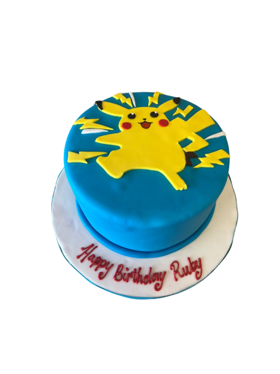Pikachu Pokemon Fondant Cake