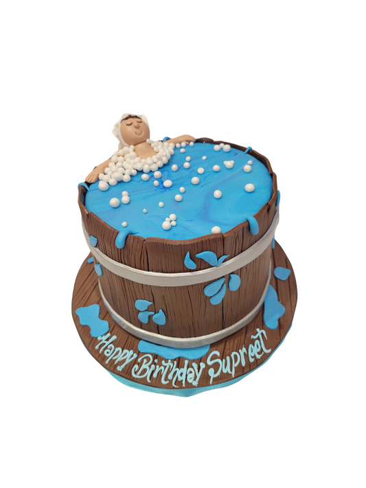 Supreet Bathtub Fondant Cake