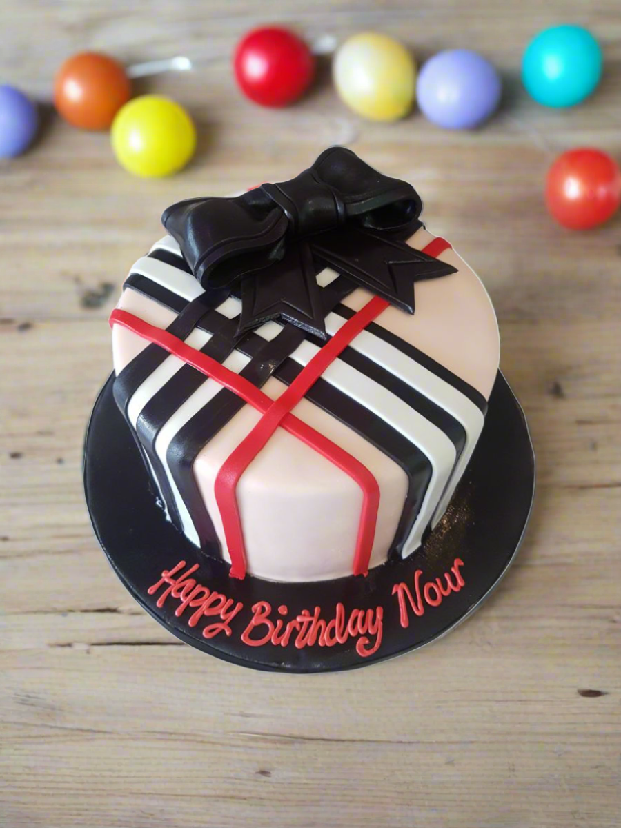 Burberry Fondant Cake