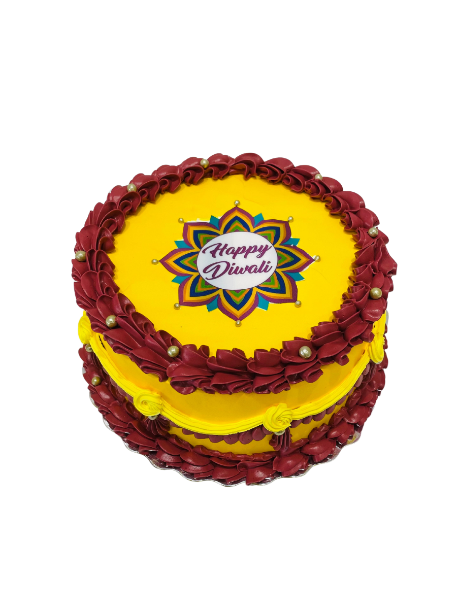 Vintage Diwali Cake