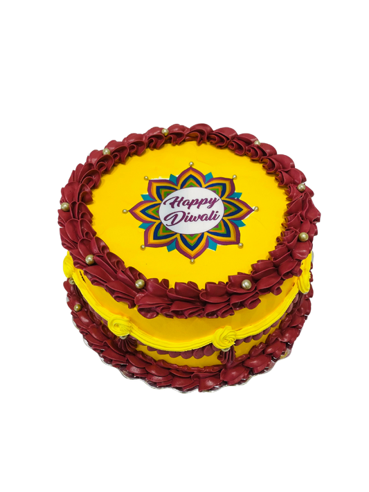 Vintage Diwali Cake