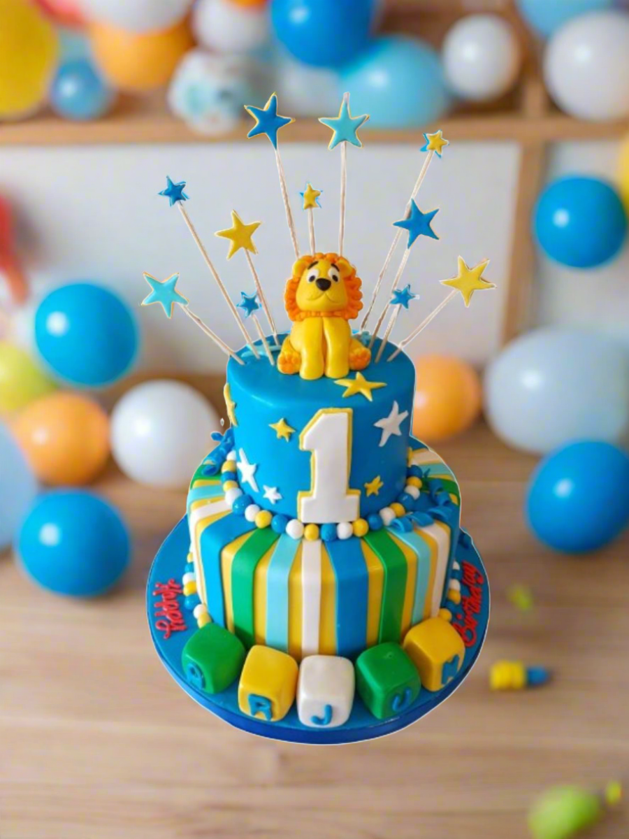 Arjun Fondant Birthday Cake