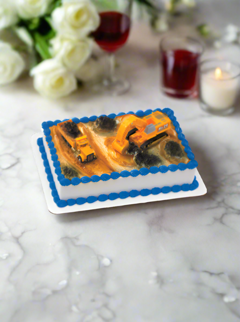 Construction Theme Cake