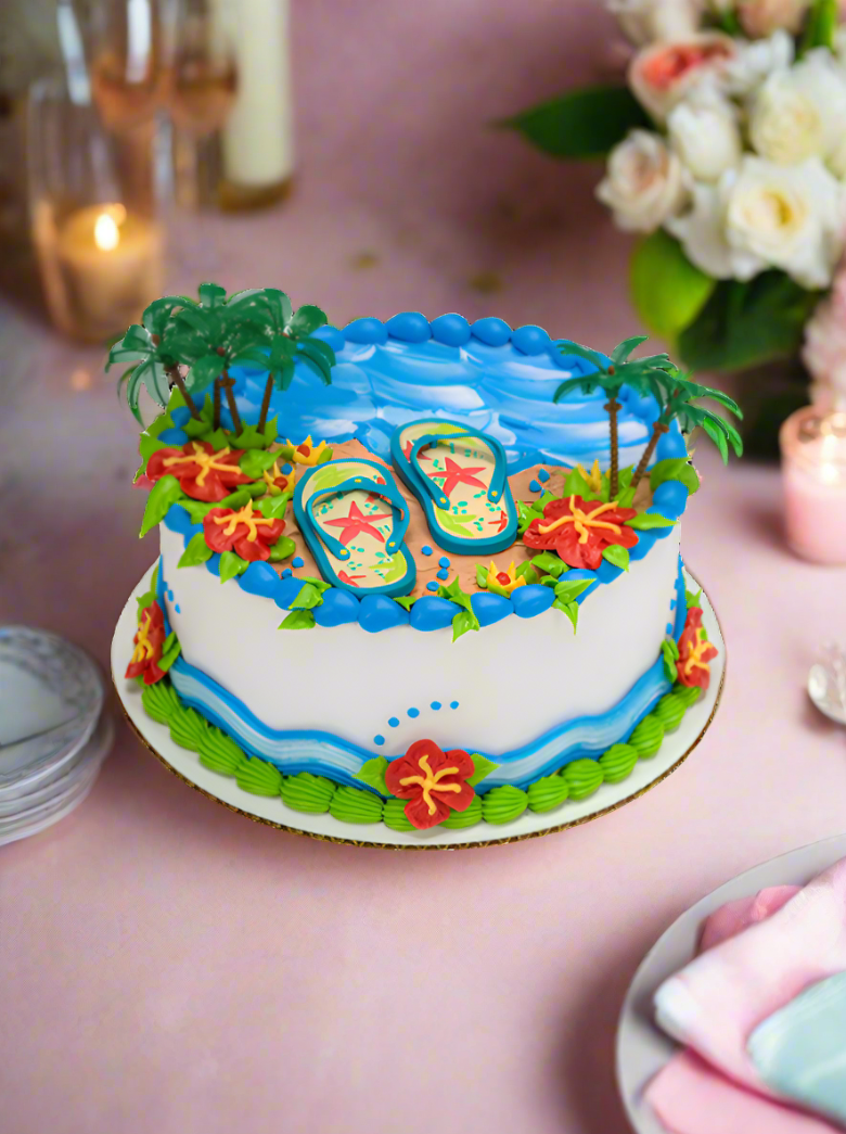 Flip Flop Theme Cake