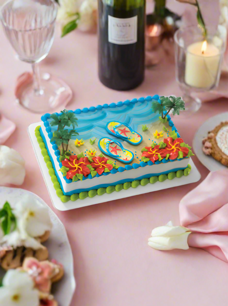 Flip Flop Theme Cake