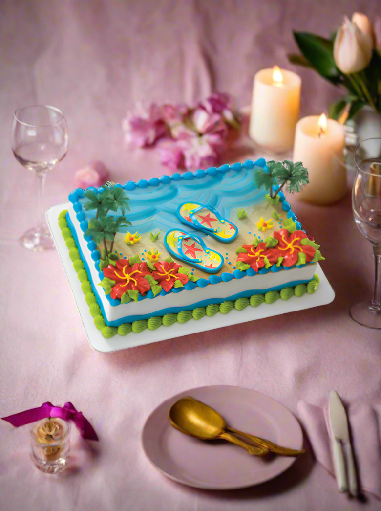 Flip Flop Theme Cake