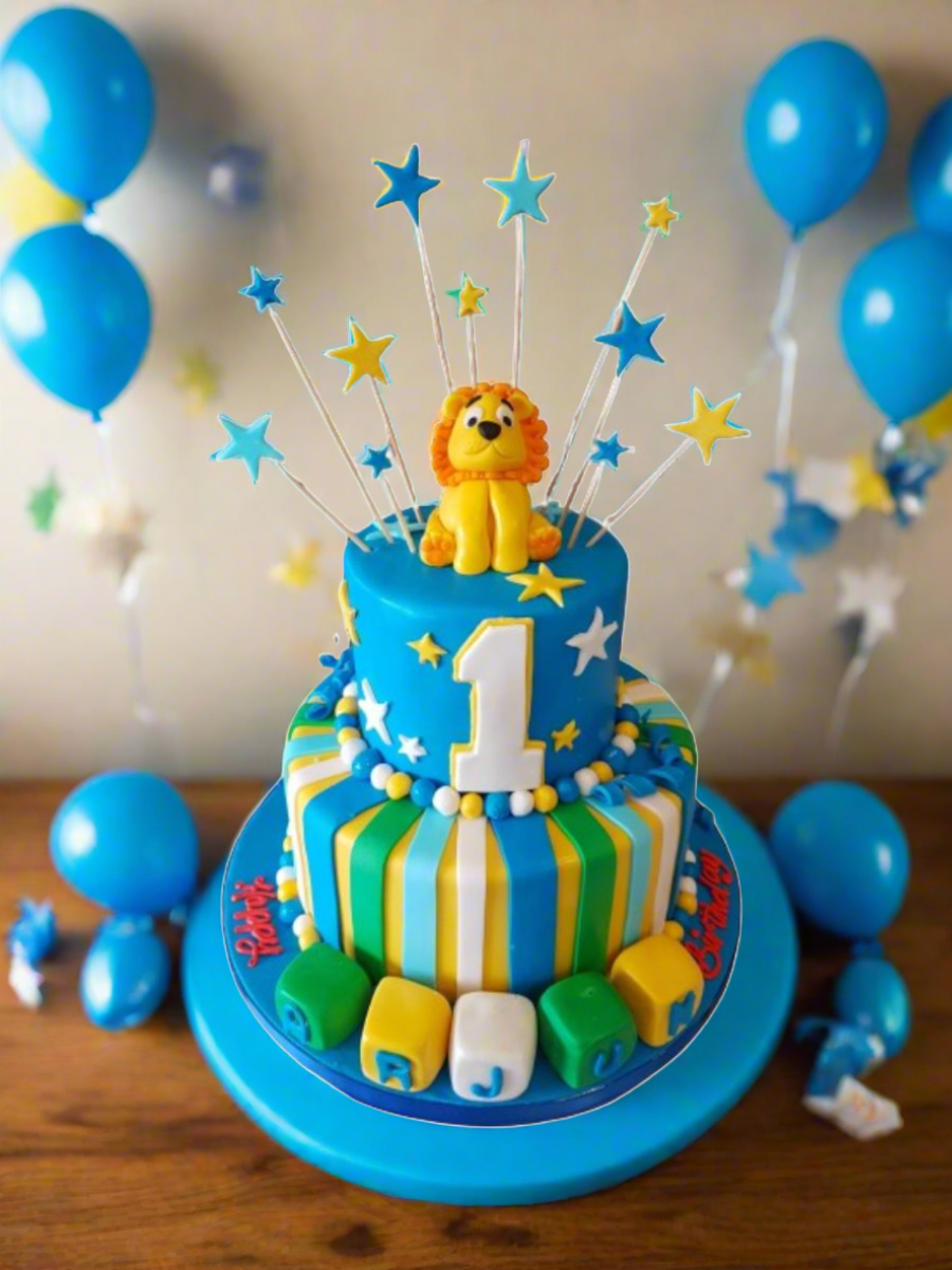 Arjun Fondant Birthday Cake