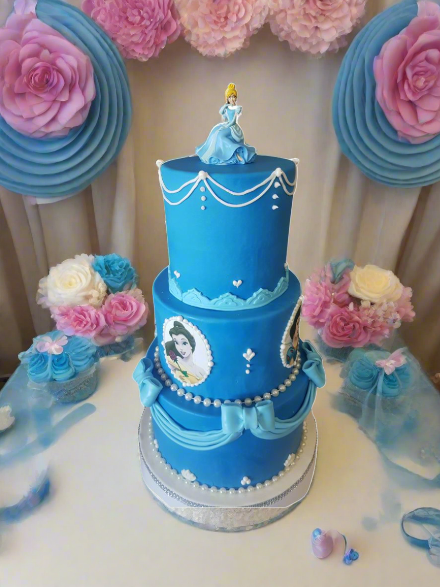 Princess Cinderella Fondant Cake