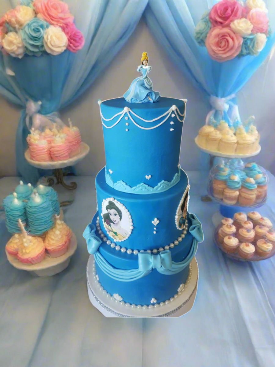 Princess Cinderella Fondant Cake