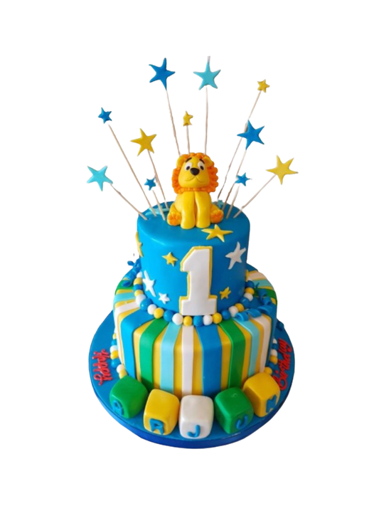 Arjun Fondant Birthday Cake
