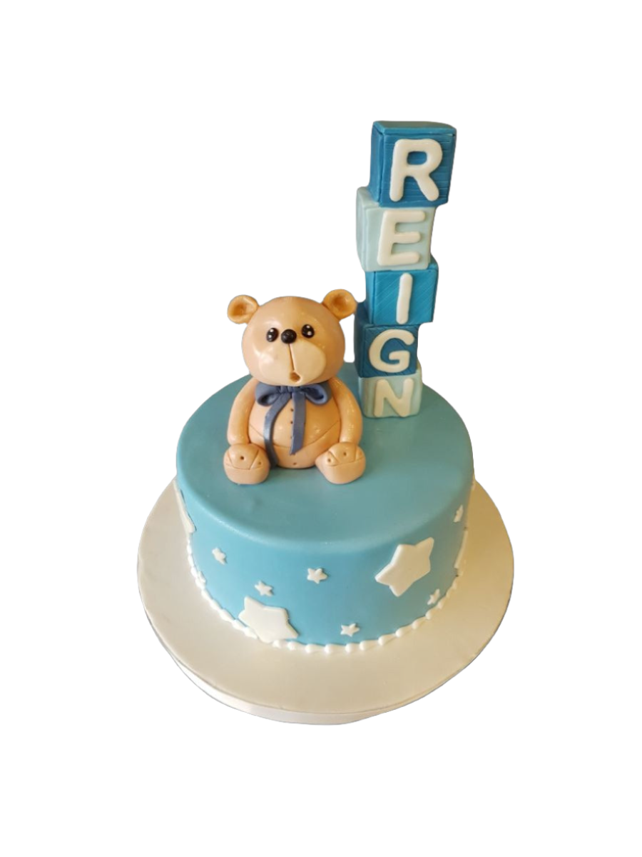 Reign Bear Fondant Cake