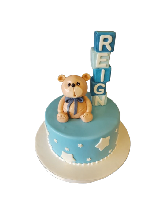Reign Bear Fondant Cake