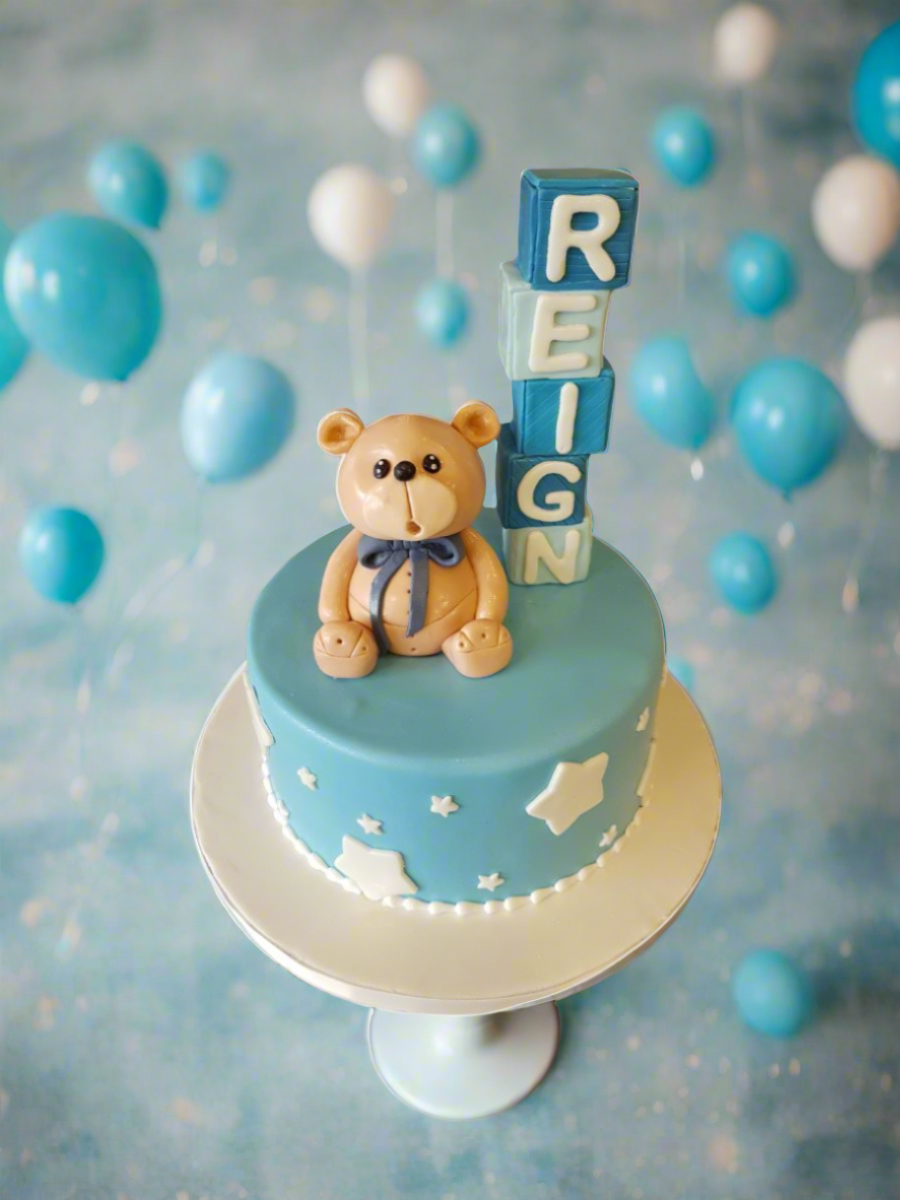 Reign Bear Fondant Cake