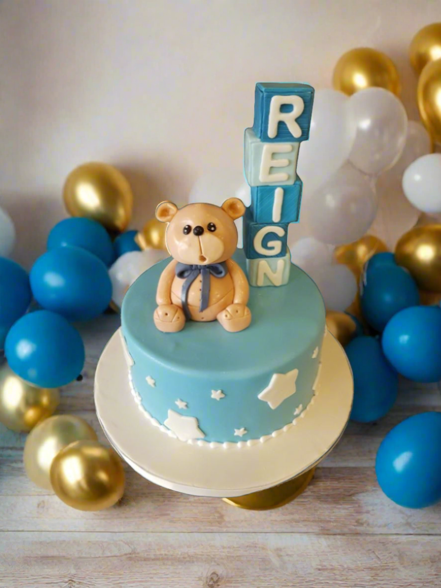 Reign Bear Fondant Cake
