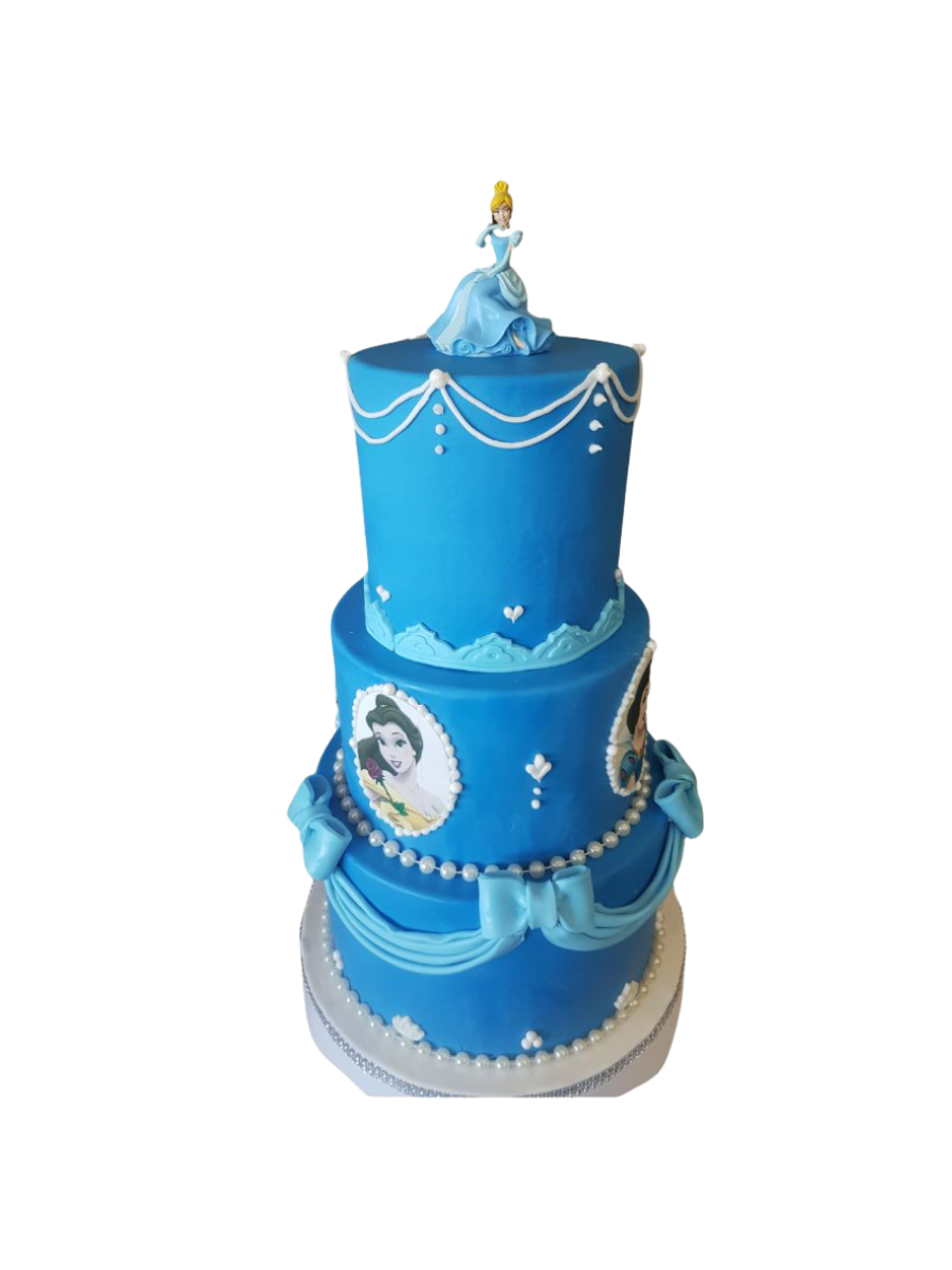 Princess Cinderella Fondant Cake