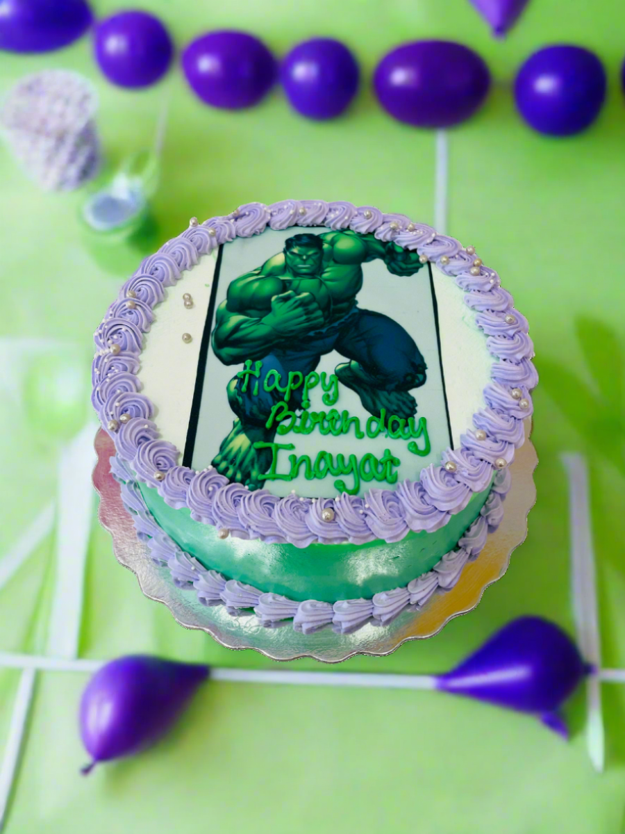 Hulk Photo Cake