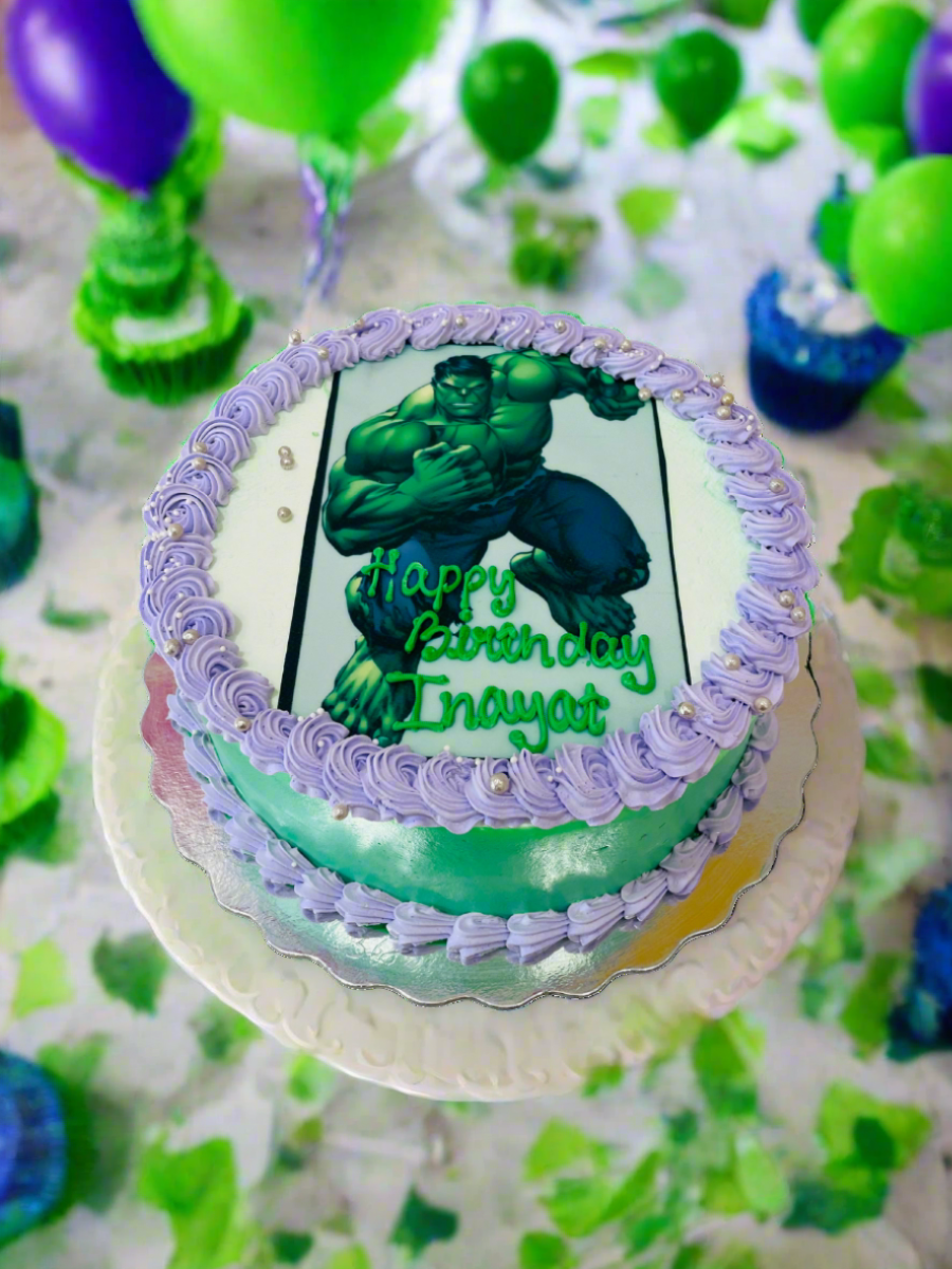 Hulk Photo Cake