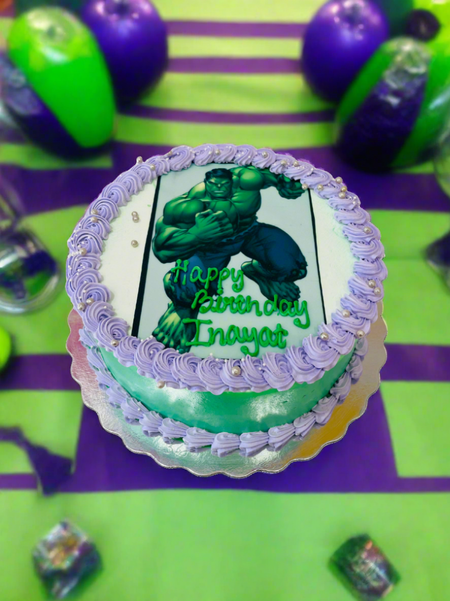 Hulk Photo Cake