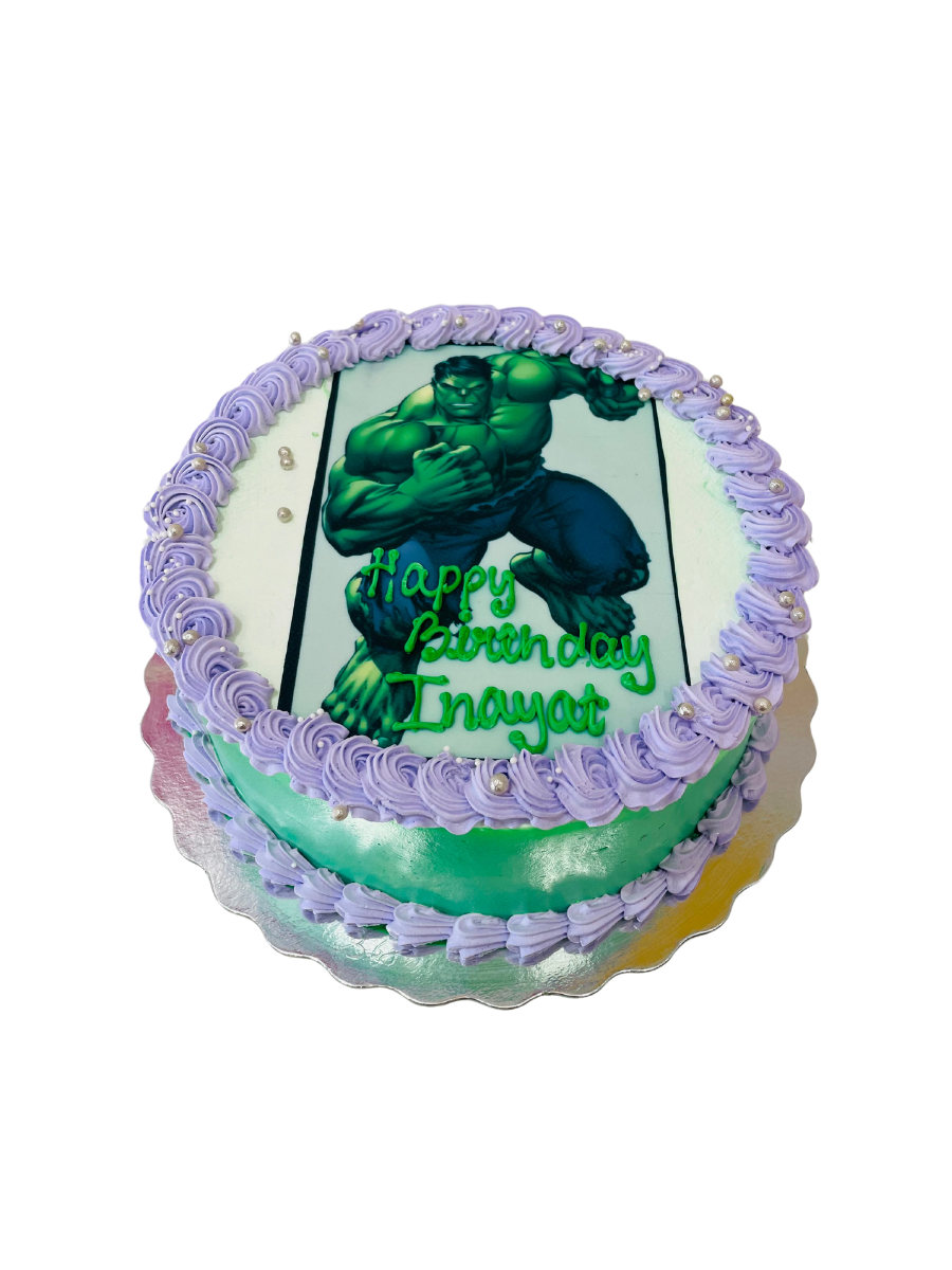 Hulk Photo Cake