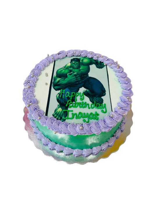 Hulk Photo Cake