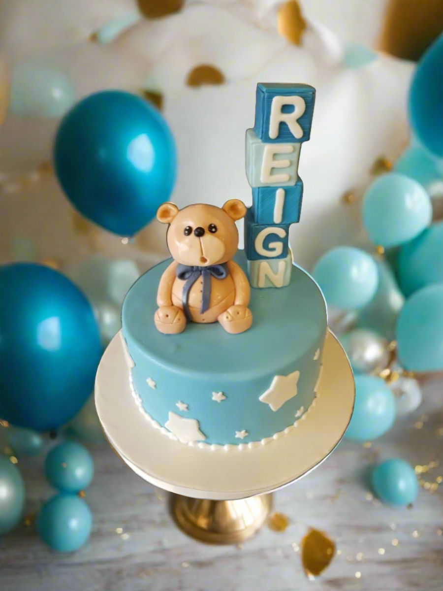 Reign Bear Fondant Cake