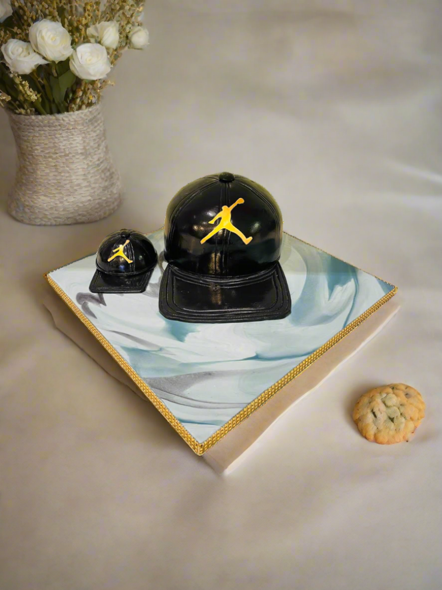Jordan Cap Fondant Cake