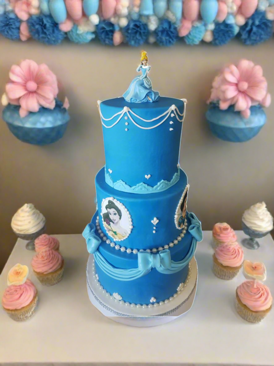 Princess Cinderella Fondant Cake