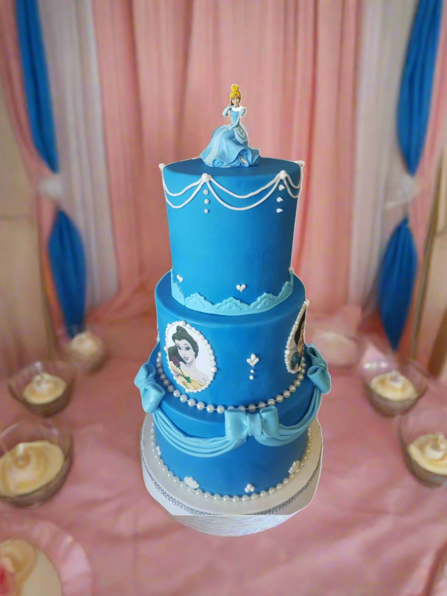 Princess Cinderella Fondant Cake