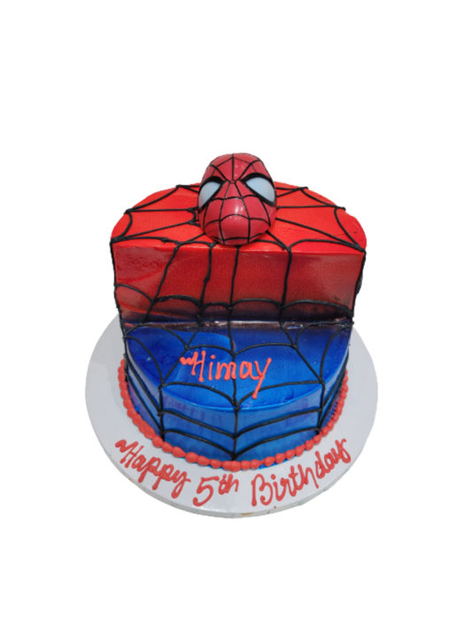 Spiderman Stage Cake