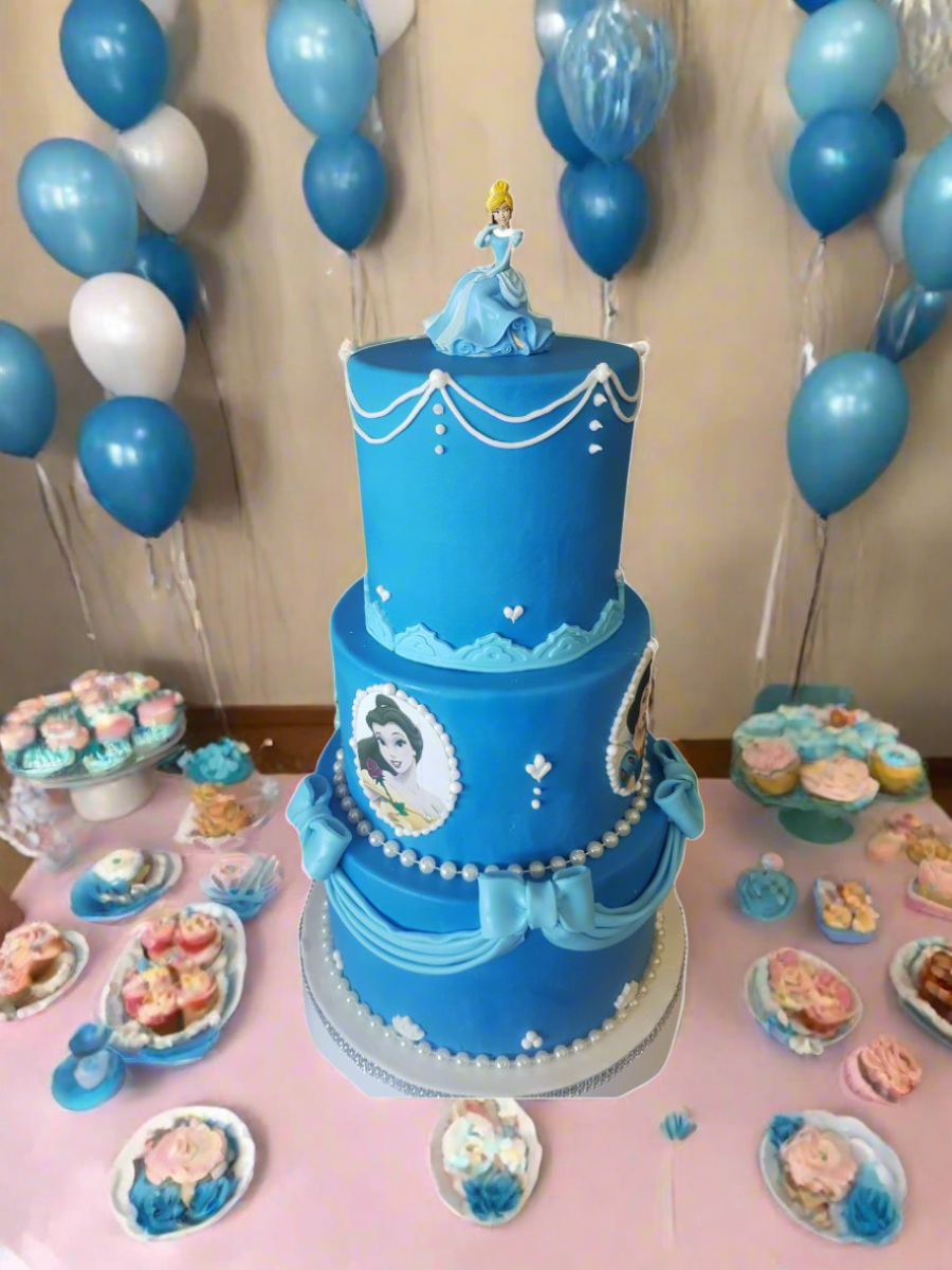 Princess Cinderella Fondant Cake