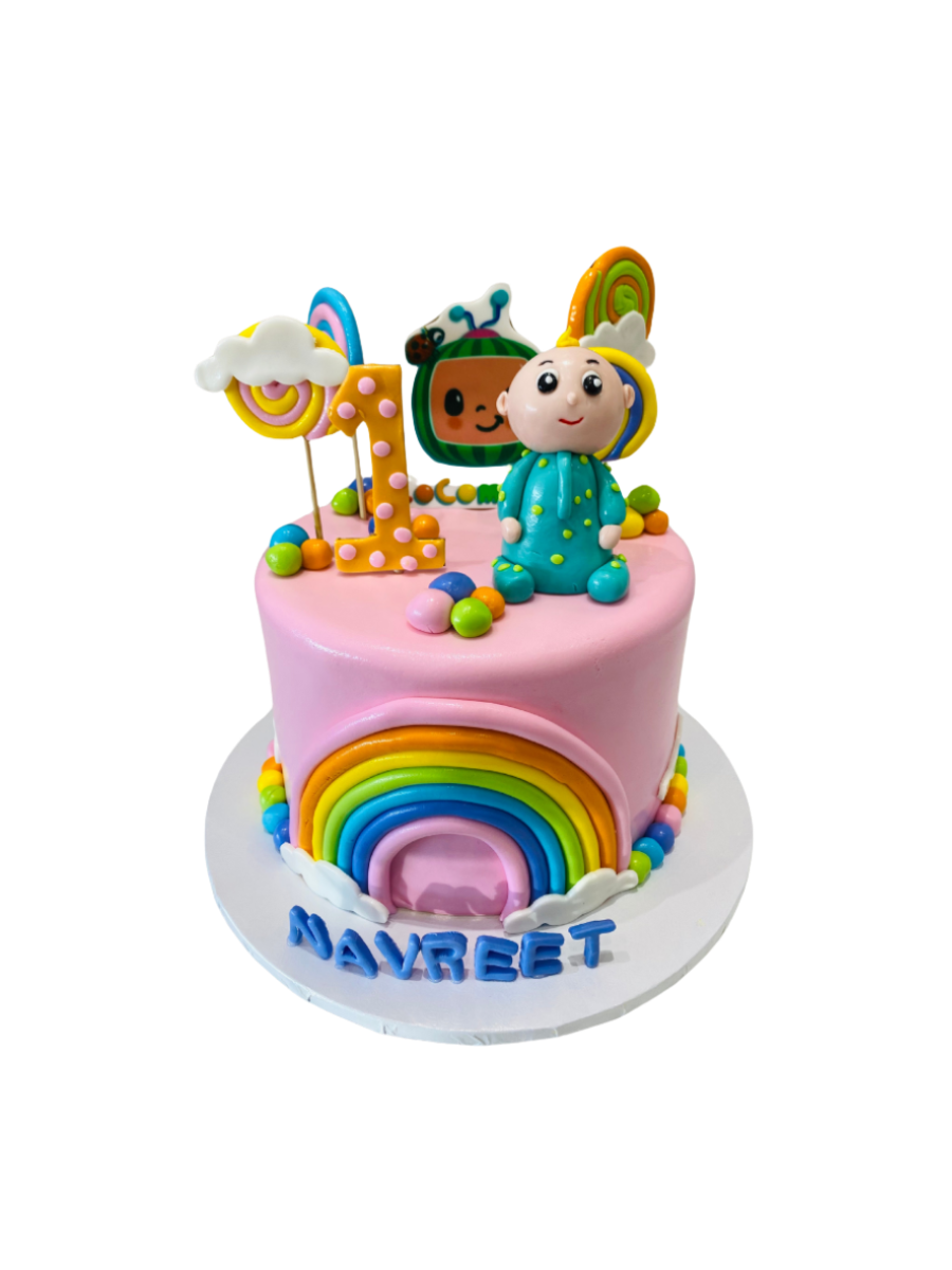 Navreet Cocomelon Fondant Cake