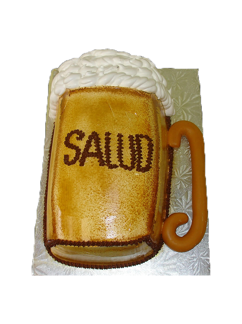 Salud Beer Mug Cake