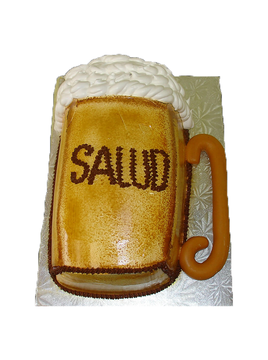 Salud Beer Mug Cake