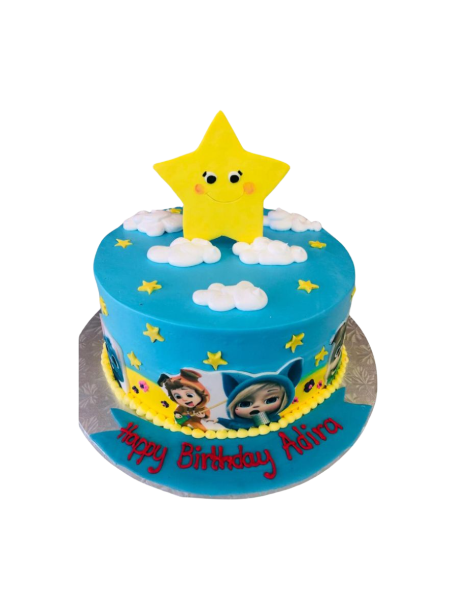 Dave & Ava Birthday Cake