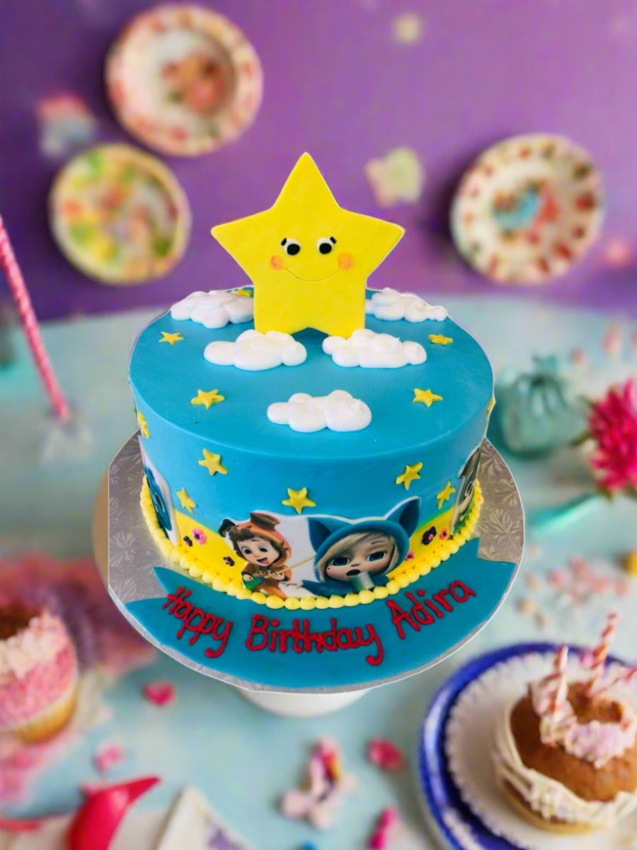 Dave & Ava Birthday Cake