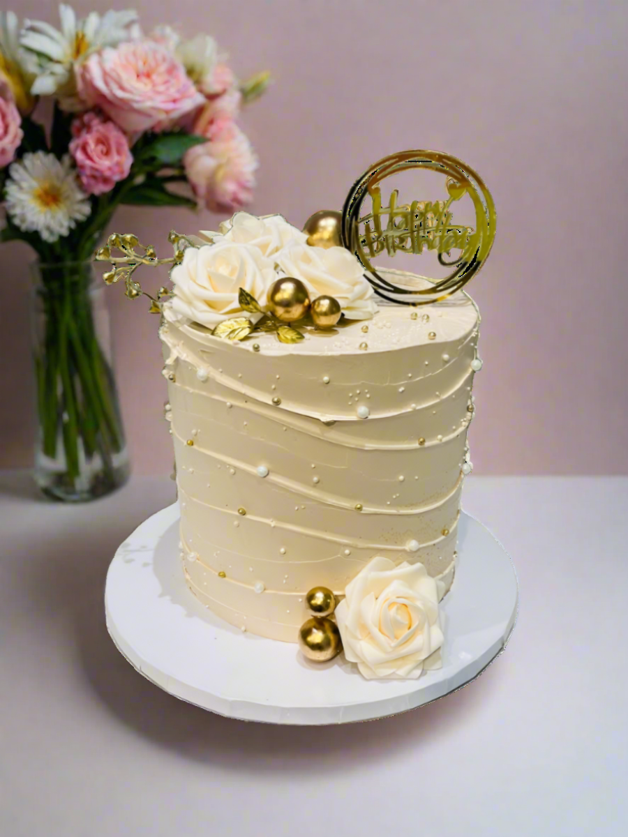 Amisha Ivory Birthday Cake
