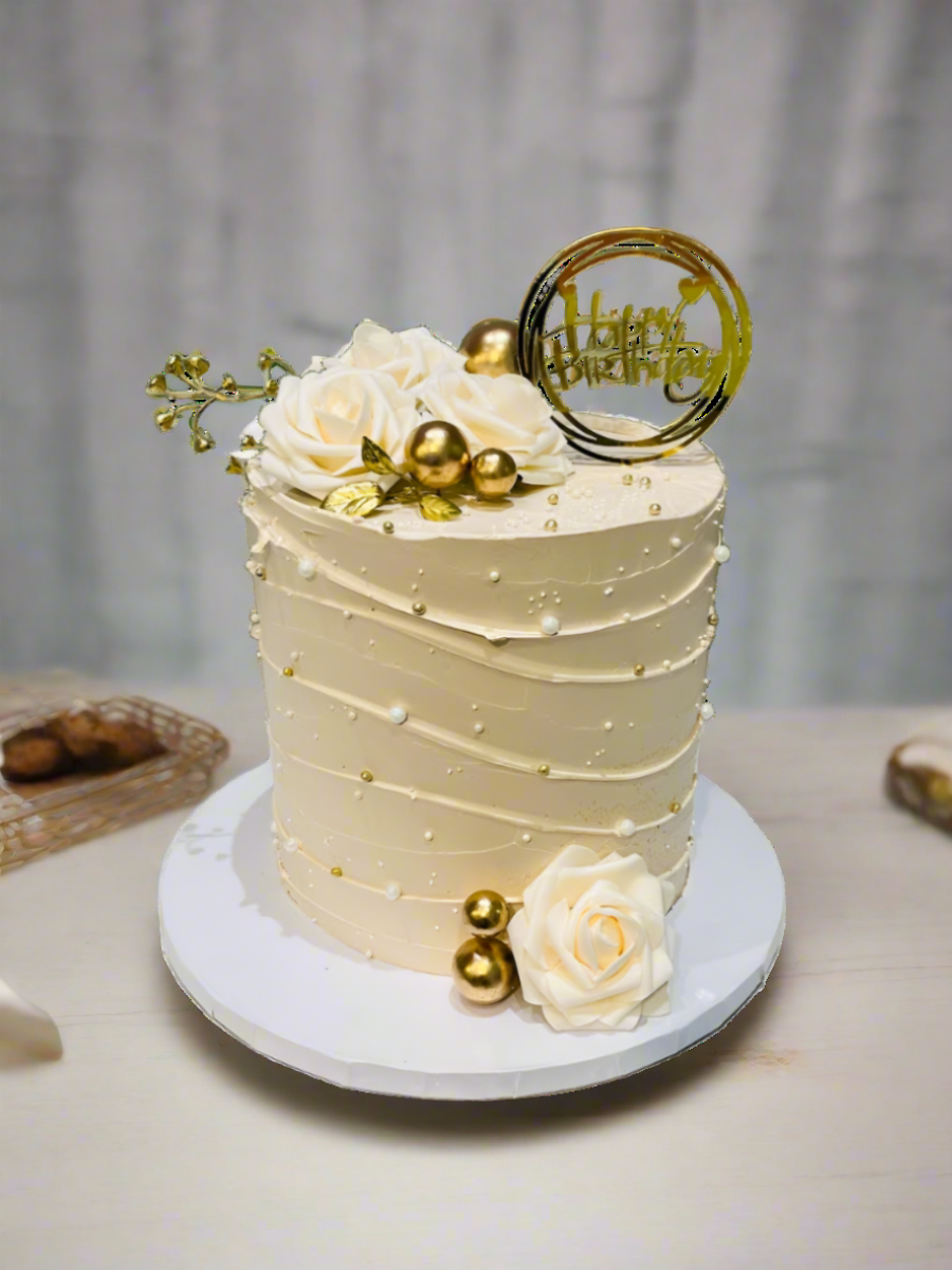 Amisha Ivory Birthday Cake