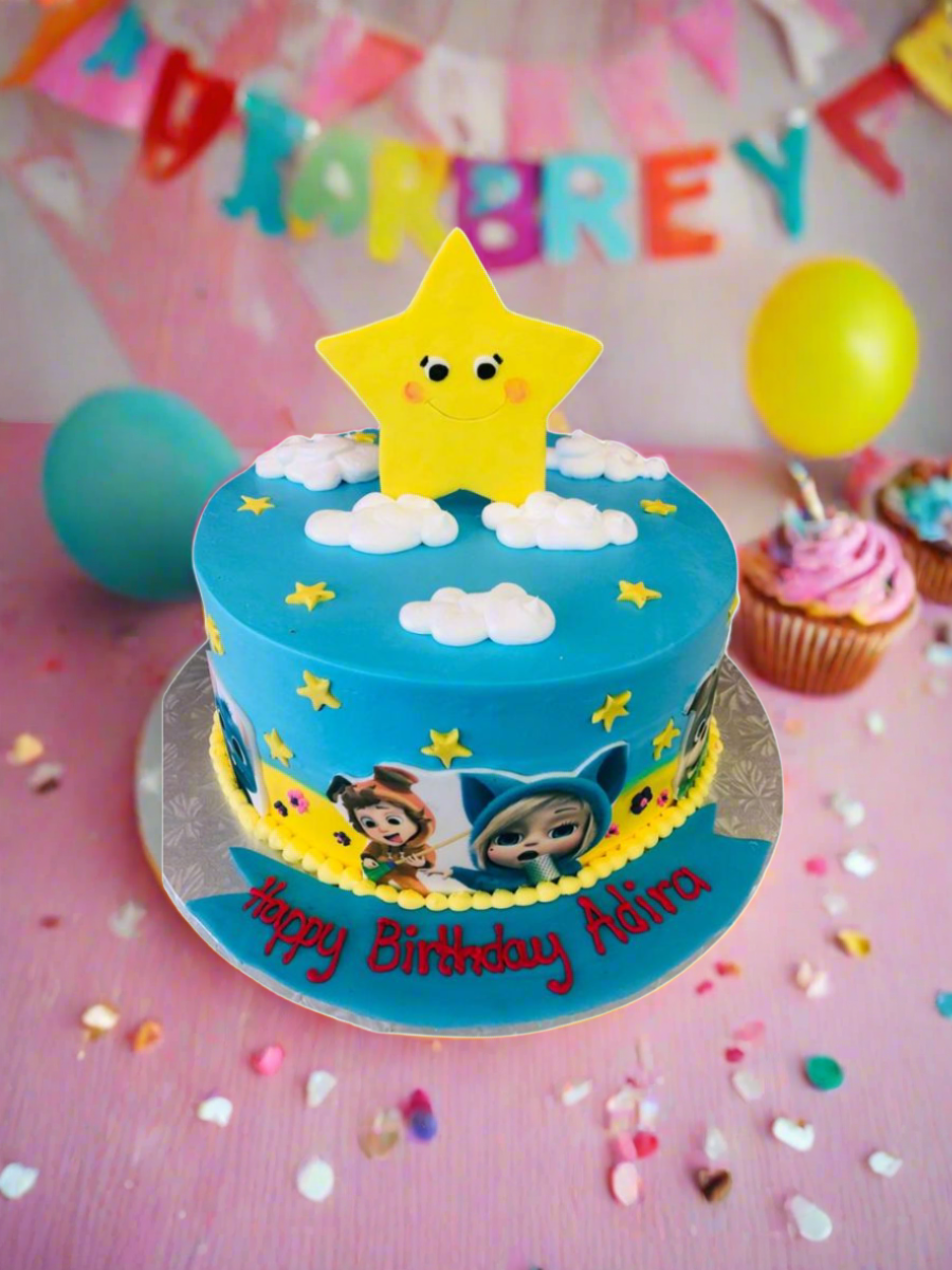 Dave & Ava Birthday Cake
