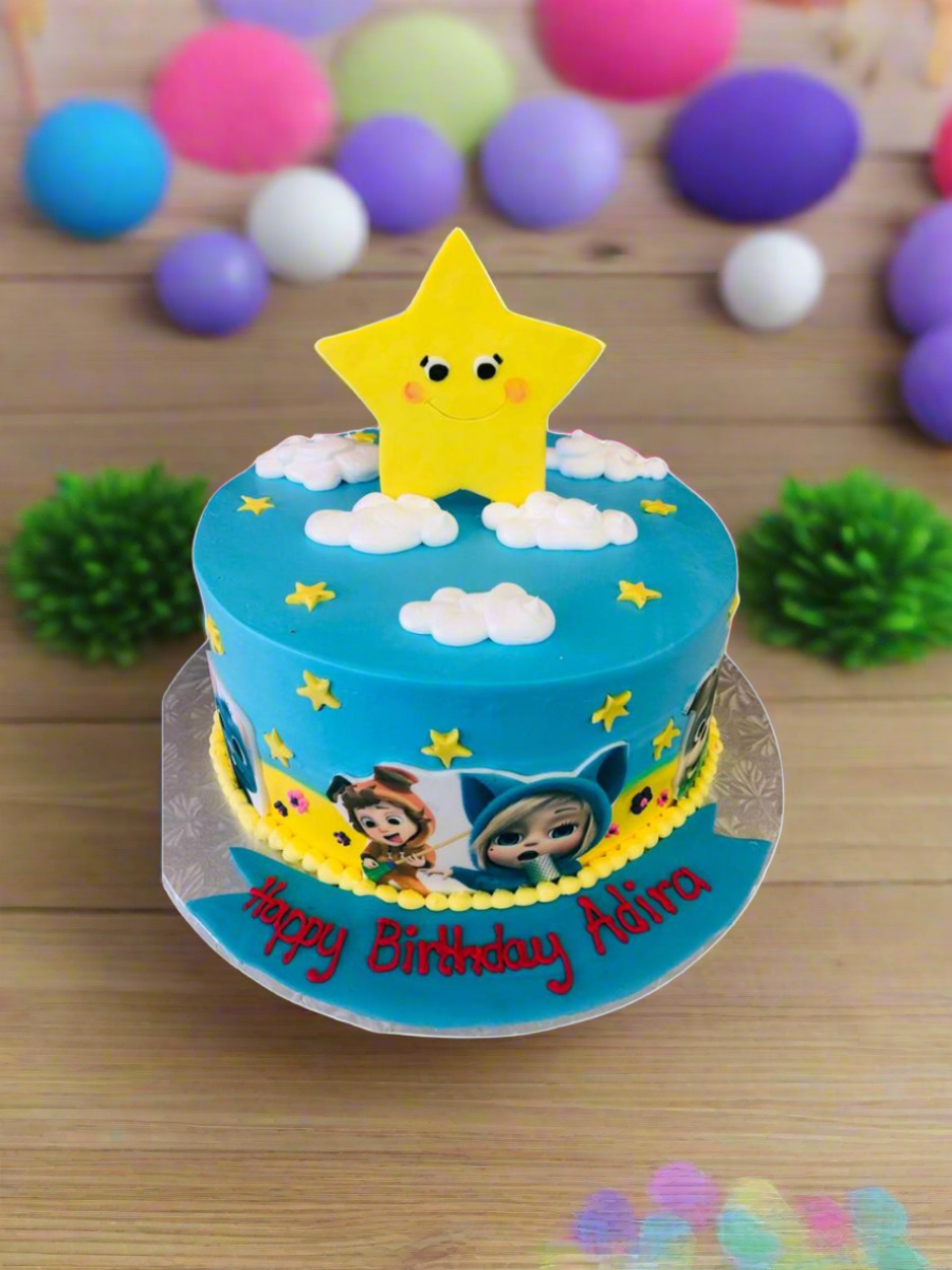 Dave & Ava Birthday Cake