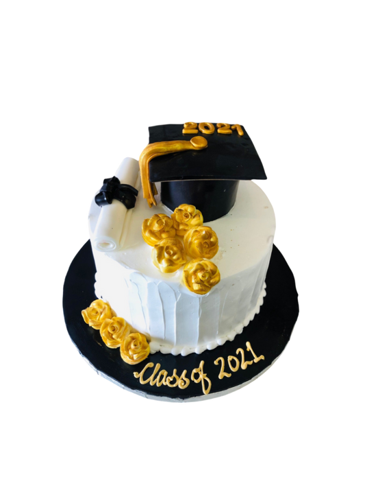 Graduation Cream Cake