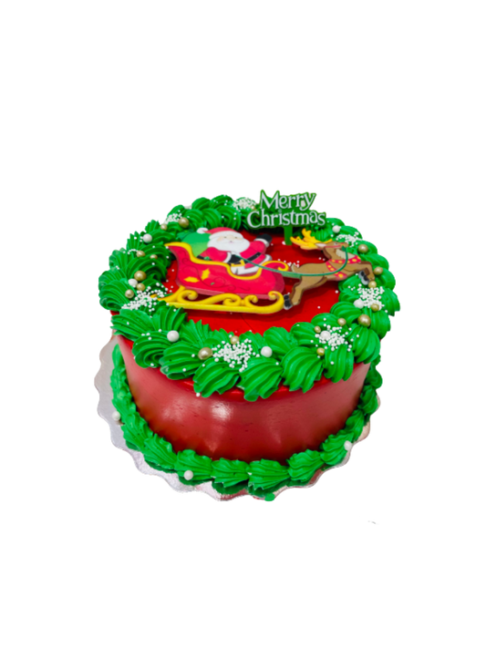 Santa Claus Christmas Cake