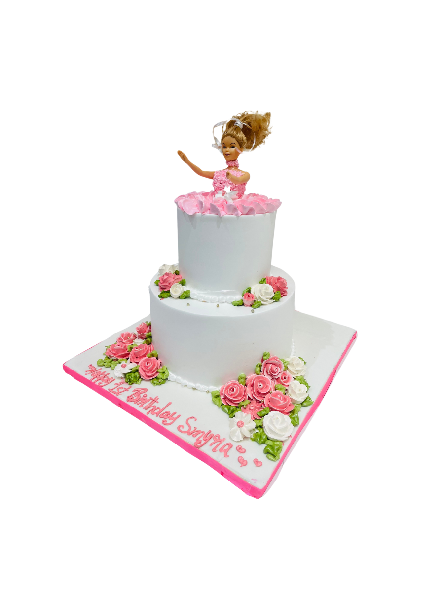 Smyra Barbie Tiered Birthday Cake