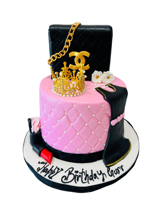 Gurr Chanel Fondant Cake
