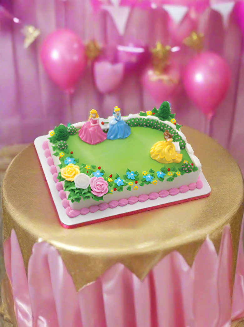 Disney Garden Royality Cake